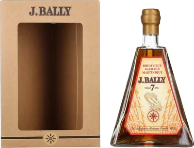 Image de J. Bally Rhum Vieux Agricole Martinique 7 Ans D'Âge 45% Vol. 0,7l en boîte cadeau