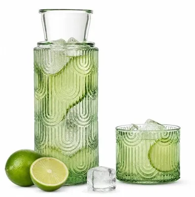 Productafbeelding van Glazen Karaffenset met Deksel, 820 ml voor Dranken
