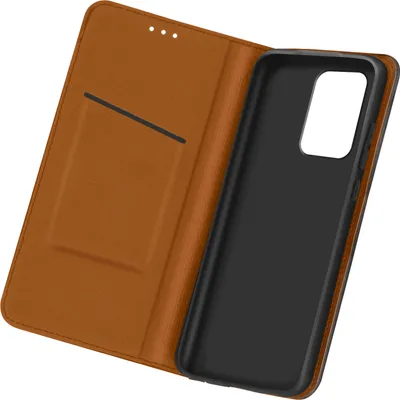 Obrázok produktu pre Avizar, elegantné puzdro pre telefón Samsung Galaxy A72, vyrobené z umelého kožene, s možnosťou použitia ako stojan, čierna farba