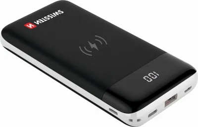 Obrázek produktu pro SWISSTEN Power Bank 10000mAh ALL-IN-ONE Li-Pol 5/9/12V 22013927 10000mAh