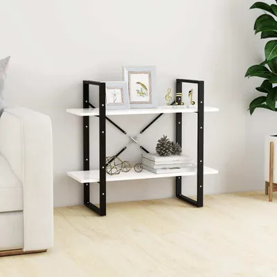 Produktbild von "2026 Promotion" Bücherregal - Standregal - Aktenregal - 2 Fächer - Weiß 80x30x70 cm - Holzwerkstoff - Wohnzimmerschrank CC27185