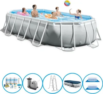Zdjęcie produktu dla Intex Pool Prism Frame - Zestaw basenowy - 503x274x122 cm