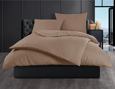 Produktbild von Bedtex Baumwolle Leinen Farbe Hellbraun