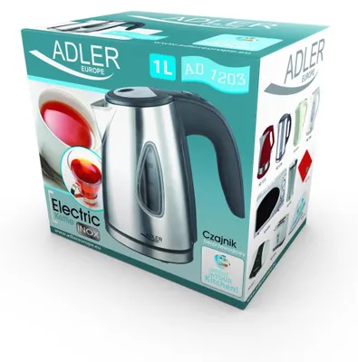 Immagine prodotto di Adler AD 1203 Bollitore elettrico 1 l argento 1630 W
