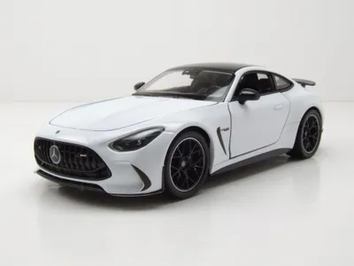 Produktbild von Welly 24132W Mercedes AMG GT weiß schwarz 1:24