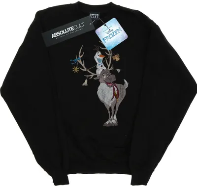Produktbild von Disney - "Frozen" Sweatshirt für Herren BI25509 (4XL) (Schwarz)