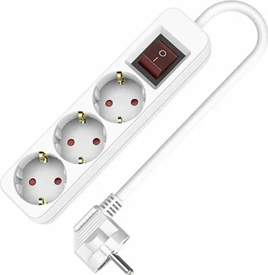 Immagine prodotto di Presa multipla con 3 prese con interruttore TM Electron (1,5 m)
