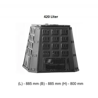 Produktbild von Komposter EVOGREEN 420 l - Schwarz