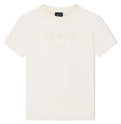 Produktbild von Armani Exchange Damen T-Shirt Regular Fit XW002763 AF23956 Optic White : M Größe: M