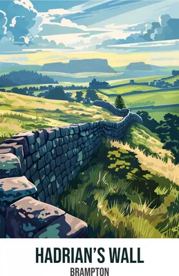 Zdjęcie produktu dla Plakat 42x59,4cm Hadrian's Wall, Brampton