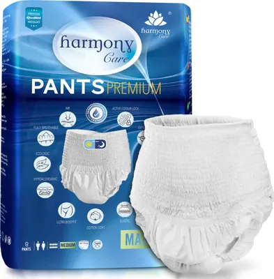 Produktbild von Harmony Care ® MAXI saugstarke Windelhosen für Erwachsene – diskrete Inkontinenz Pants für Frauen und Männer - Windeln für Erwachsene