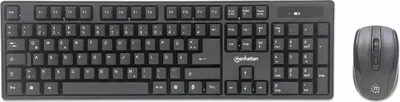 Immagine prodotto di Manhattan Kit Mouse E Tastiera Wireless Layout Tedesco De Qwertz German