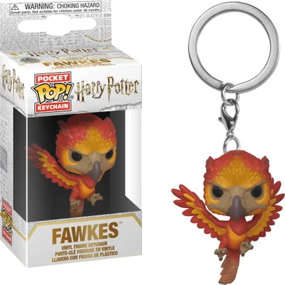Produktbild von Harry Potter - Fawkes  - Schlüsselanhänger Funko Pocket POP! Keychain