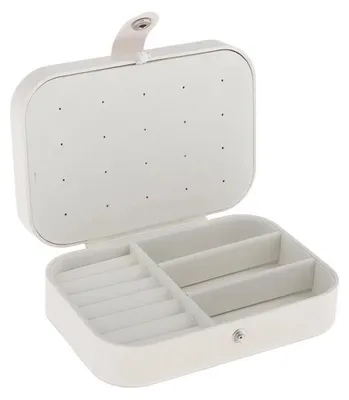 Obrázok produktu pre Verk 01782 Dizajnová šperkovnica 16 x 12 x 5,5 cm biela