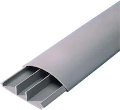 Produktbild von REV Aufbodenkanal 12x50 2 m, m.3 Kamme, grau
