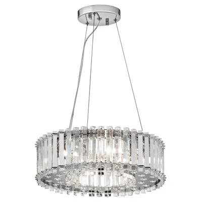 Zdjęcie produktu dla Żyrandol Crystal Skye chromowany 6xG9x3W kryształ wym:135,9x43,6x43,6cm IP44 Kichler