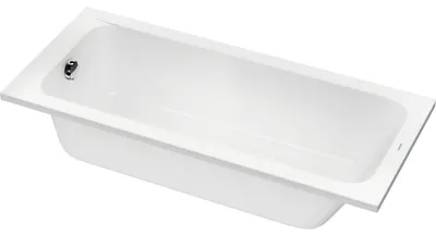 Image de Duravit baignoire encastrée D-CODE rectangulaire, blanc 160 x 70 x 42 cm