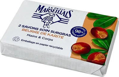 Produktbild von Le Petit Marseillais Seife mit Sheabutter 2x100g – Sanfte Pflege aus Frankreich