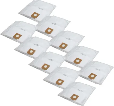 Produktbild von vhbw 100x Staubbeutel Ersatz für Kärcher 6.904-312.0, 6.904-315.0, 6.907-017.0 für Staubsauger - 40cm x 24cm Weiß