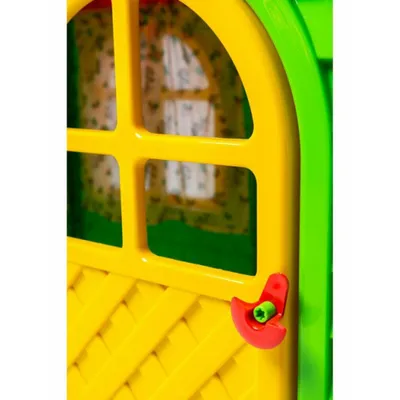 Immagine prodotto di Casetta da giardino per bambini DOLONI verde e rossa (piccola)