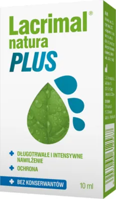 Produktbild von LACRIMAL NATURA PLUS feuchtigkeitsspendende Augentropfen Polpharma10 ml
