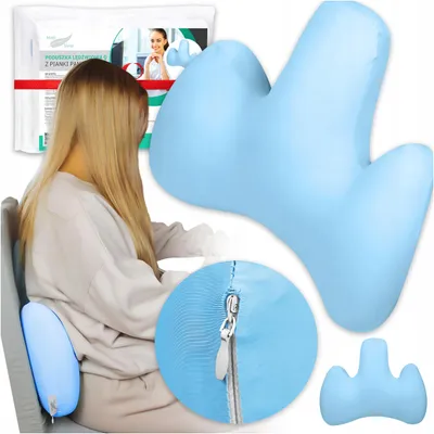 Obrázek produktu pro Bederní Polštář Modrý Pro Pohovku Do Auta Jedinečný Medi Sleep