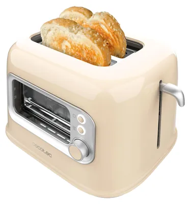 Produktbild von Cecotec Vertikale Toaster RetroVision Beige