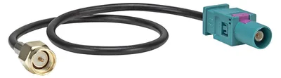 Fakra (m) auf SMA (m) Antennenadapter, 15 cm, für GPS/DAB/Navi