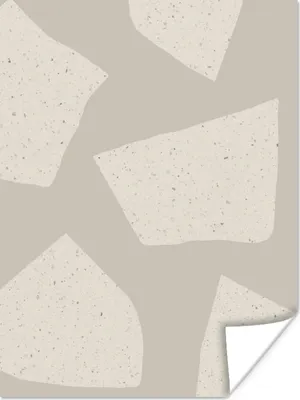 Produktbild von MuchoWow® Poster Terrazzo - Abstrakt - Pastell - Muster 120x160 cm - Wandbilder