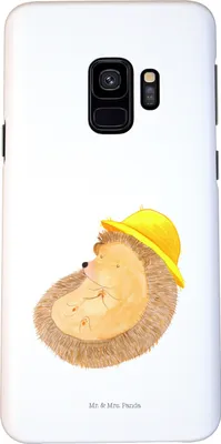 Produktbild von Mr. & Mrs. Panda Samsung Galaxy S9 Handyhülle Igel Beten - Weiß - Geschenk, Hülle, Handy Case, Schutzhülle, Cover, Sonnenhut, Lustige Sprüche, Smartphone, Dankbarkeit
