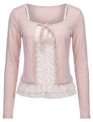Immagine prodotto di BIANY, set da donna composto da due pezzi - rosa, taglia XS