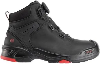 Image de BAAK Chaussures de sécurité Braxton Taille 43 noir/rouge - 6642-43