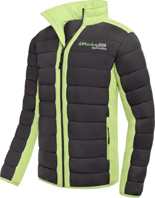 Imagen del producto de Chaqueta de invierno Nebulus FIGHT para hombre, chaqueta de exterior cálida, práctica y versátil, ideal para entretiempo e invierno, modelo P5903, para hombre, color y lima, talla S