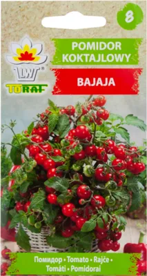 Zdjęcie produktu dla W5222 Pomidor Koktajlowy Bajaja 0,3G Nasiona Pomidora Pomidorki Cherry Na Balkon