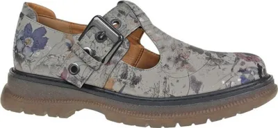 Produktbild von Cipriata - Damen Riemchenschuhe "Cira", Floral DF2305 (42 EU) (Hellgrau)