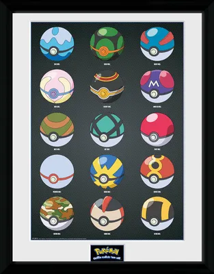Produktbild von GB eye Pokeballs, Cartoon, 1 Stück(e), POKEMON, Rechteck, Junge/Mädchen, Mehrfarbig