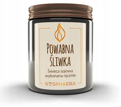 Obrázek produktu pro Bosphaera Powabna śliwka Vonná sójová svíčka