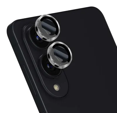 Produktbild von Force Glass, Pack mit 2 Kameraschutzgläsern aus gehärtetem Glas für Galaxy S25 Edge, Transparent
