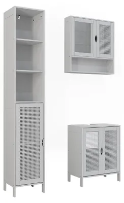 Immagine prodotto di Set di mobili da bagno Vicco Liora Bianco 3 parti, Model 59924