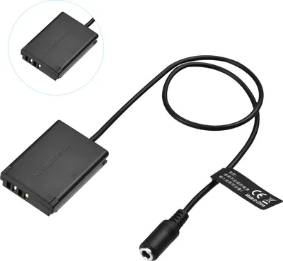 Immagine prodotto di Andoer DR-110 Adattatore di alimentazione CA NB-13L Batteria fittizia DC Coppler Kit Accessori di ricambio per fotocamere Canon G5 X/G7 x Mark II/G9 II