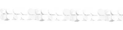 Produktbild von Papier Girlande weiss