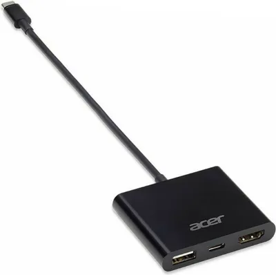 Produktbild von USB Multiport-Hub, USB-C Stecker > USB-A + USB-C + HDMI-Buchse, USB-Hub