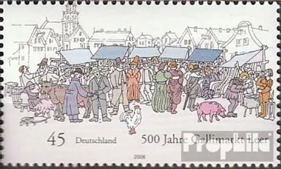 Produktbild von Briefmarken BRD (BR.Deutschland) 2008 Mi 2696 (kompl.Ausg.) postfrisch Gallimarkt