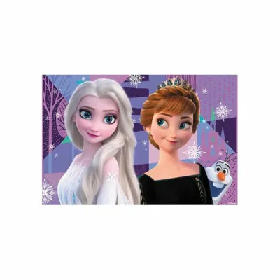 Zdjęcie produktu dla Puzzle soczewkowe Disney Frozen Elsa i Anna