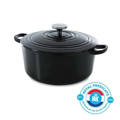 Produktbild von Bk Burgundy 8718311311808 Kochtopf inkl. Deckel, Gusseisen/Gussaluminium, 28 cm Durchmesser, Induktionsherd-geeignet