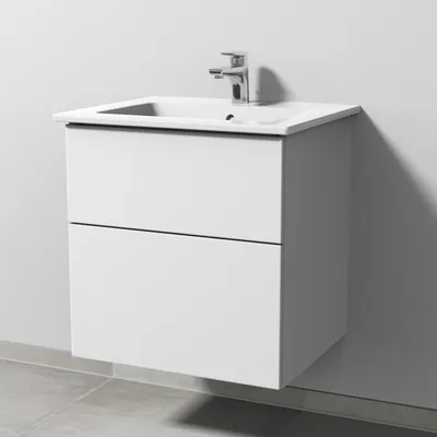 Image de Meuble-lavabo Villeroy & Boch Venticello avec meuble sous-vasque Sanipa 3way, largeur 60 cm