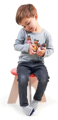 Produktbild von Tender Leaf Puppenfamilie Holzspielzeug Humming Bird