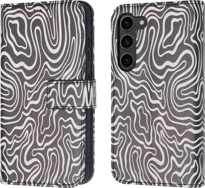 Produktbild von imoshion Design Klapphülle Samsung Galaxy S23 - Black And White