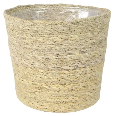Produktbild von Ter Steege Pflanztopf - beige - geflochtenes Seegras - 30 x 26 cm