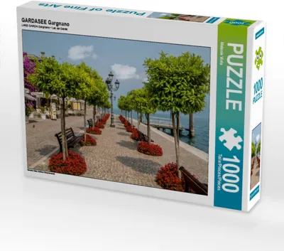 Produktbild von Calvendo GARDASEE Gargnano 1000 Teile Puzzle quer 640x480mm, Viola Melanie; 7302326